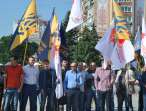 Черкаські партійці протестували проти виборів за законом Януковича