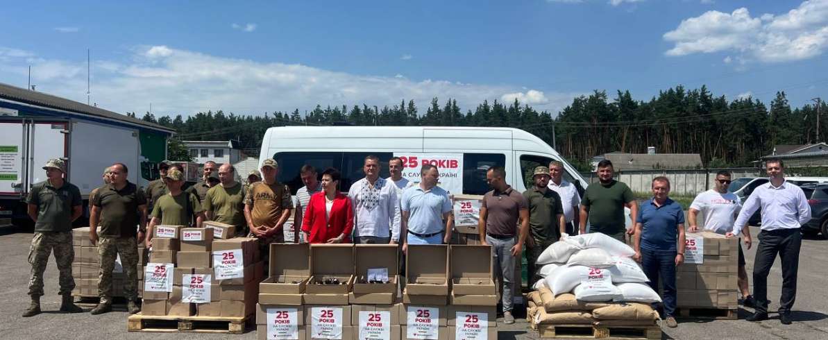 Гуманітарний вантаж від Черкаської «Батьківщини» відправлено на передову