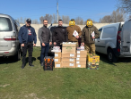 На Черкащині партійці привітали Нацгвардійців із професійним святом